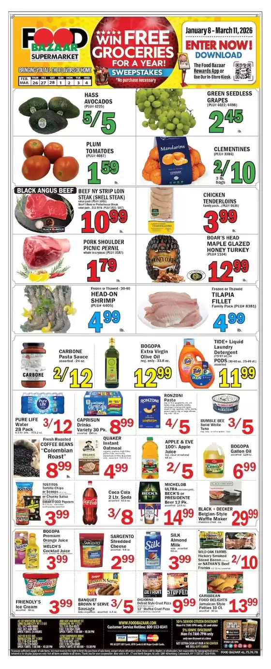 Food Bazaar catalogue in Santa Ana CA | Discounts and promotions | 2026-02-26T00:00:00.000Z - 2026-03-04T00:00:00.000Z