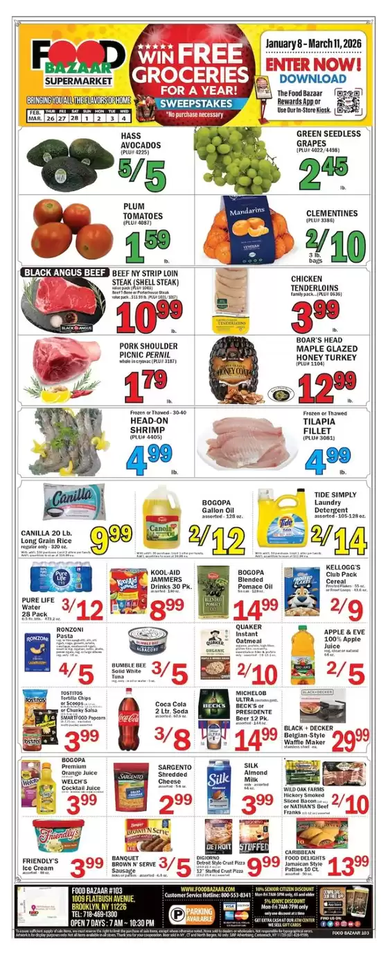 Food Bazaar catalogue in Santa Ana CA | Great discounts on selected products | 2026-02-26T00:00:00.000Z - 2026-03-04T00:00:00.000Z