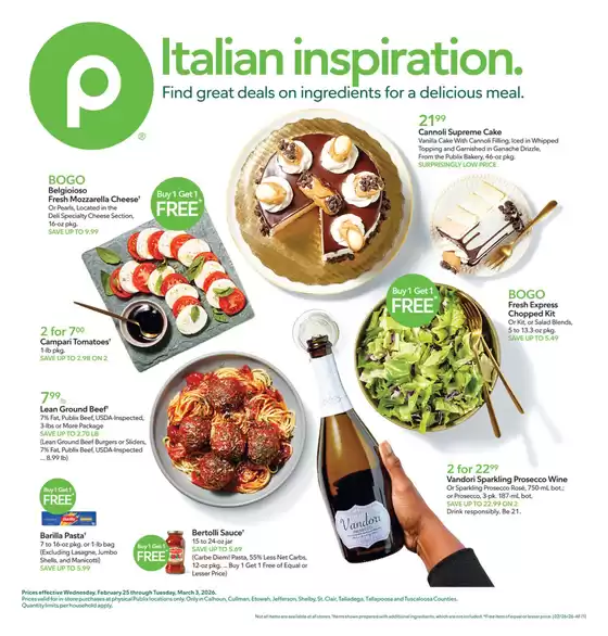 Publix catalogue in Santa Ana CA | Current bargains and offers | 2026-02-25T00:00:00.000Z - 2026-03-03T00:00:00.000Z