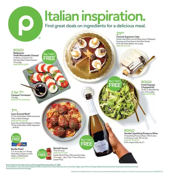 Publix catalogue in Santa Ana CA | Our best bargains | 2026-02-26T00:00:00.000Z - 2026-03-04T00:00:00.000Z