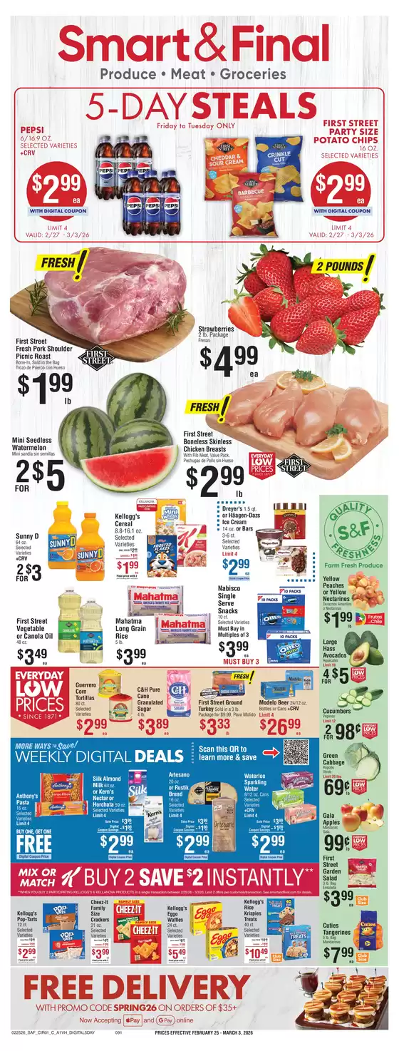 Smart & Final catalogue in North Tazewell VA | Attractive special offers for everyone | 2026-02-27T00:00:00.000Z - 2026-03-03T00:00:00.000Z