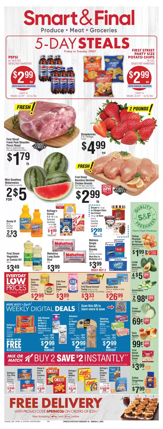 Smart & Final catalogue in North Tazewell VA | Current deals and offers | 2026-02-27T00:00:00.000Z - 2026-03-03T00:00:00.000Z