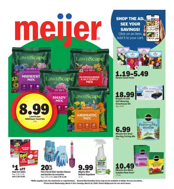 Meijer catalogue in Narragansett RI | shop the ad, see your savings! | 2026-03-04T00:00:00.000Z - 2026-03-10T00:00:00.000Z