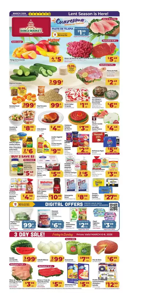Los Altos Ranch Market catalogue in Ferris TX | Exclusive deals and bargains | 2026-03-04T00:00:00.000Z - 2026-03-10T00:00:00.000Z