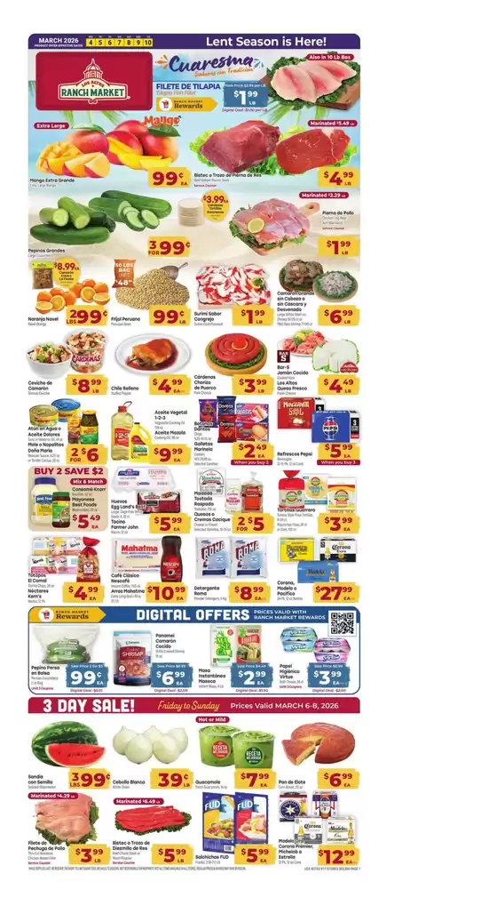 Los Altos Ranch Market catalogue in Ferris TX | Exclusive bargains | 2026-03-04T00:00:00.000Z - 2026-03-10T00:00:00.000Z