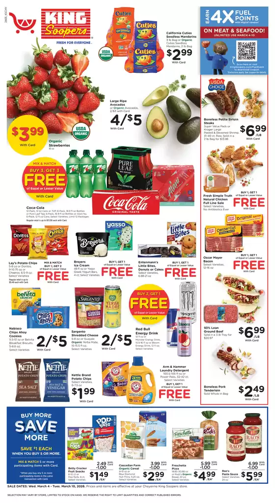 King Soopers catalogue in Cumberland MD | Great offer for all customers | 2026-03-04T00:00:00.000Z - 2026-03-10T00:00:00.000Z