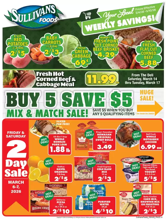 Sullivan's Foods  catalogue in Cumberland MD | Special offers for you | 2026-03-04T00:00:00.000Z - 2026-03-10T00:00:00.000Z