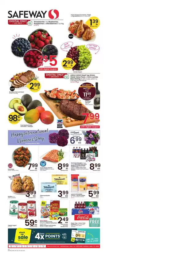 Safeway catalogue in Augusta GA | Great discounts on selected products | 2026-03-04T00:00:00.000Z - 2026-03-10T00:00:00.000Z