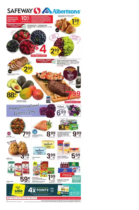 Safeway catalogue in Olmstead KY | Great discounts on selected products | 2026-03-04T00:00:00.000Z - 2026-03-10T00:00:00.000Z