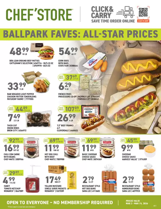 Chef'Store catalogue in Lafayette CA | Discover attractive offers | 2026-03-02T00:00:00.000Z - 2026-03-15T00:00:00.000Z