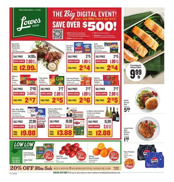 Lowes Foods catalogue in Temple PA | Weekly Ad | 2026-03-04T00:00:00.000Z - 2026-03-10T00:00:00.000Z