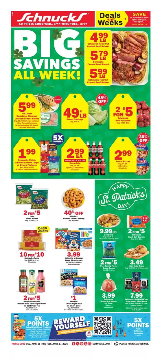 Schnucks catalogue in Bradenton FL | Great discounts on selected products | 2026-03-11T00:00:00.000Z - 2026-03-17T00:00:00.000Z