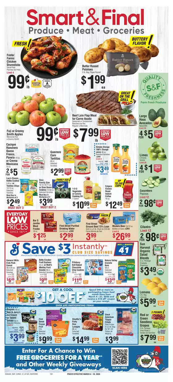 Smart & Final catalogue in Hazleton IA | Current bargains and offers | 2026-03-04T00:00:00.000Z - 2026-03-05T00:00:00.000Z