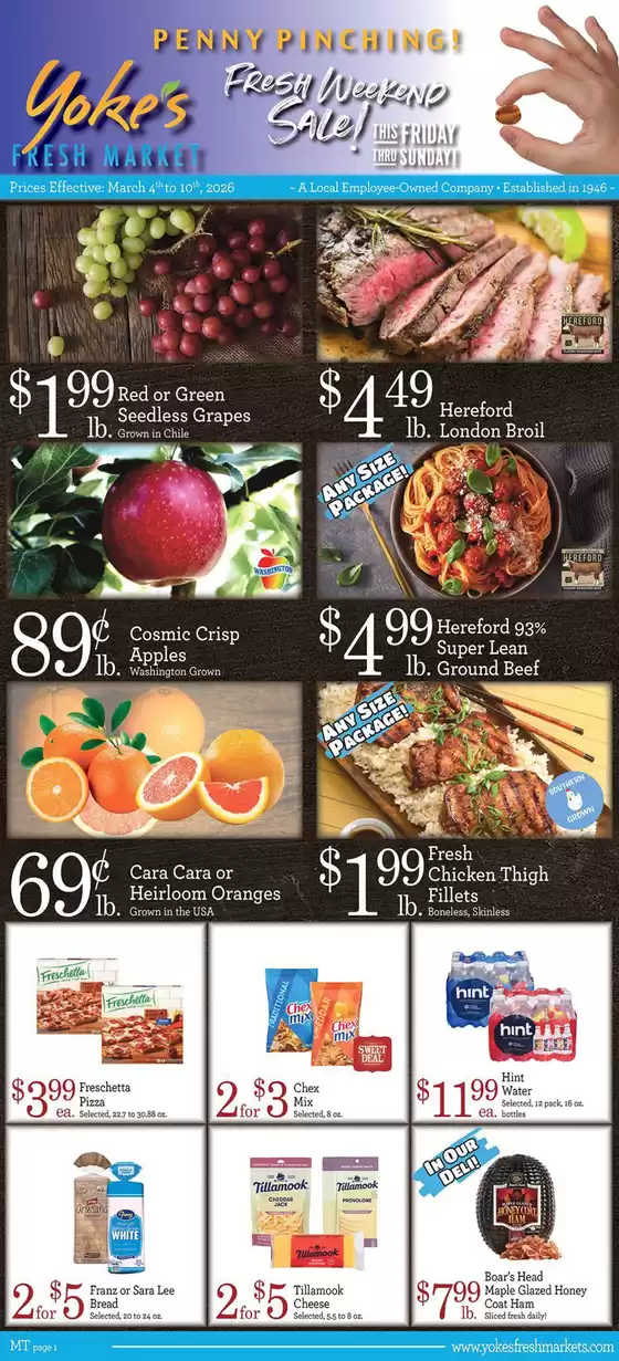 Yoke's Fresh Market catalogue in Bradenton FL | Top deals and discounts | 2026-03-04T00:00:00.000Z - 2026-03-10T00:00:00.000Z