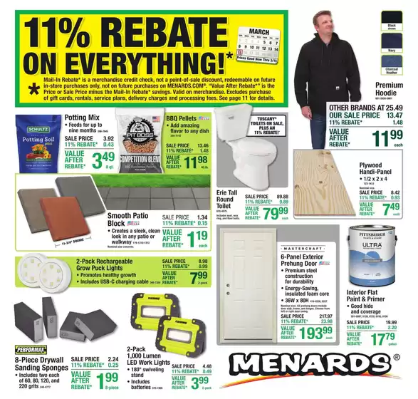 Menards catalogue in Bradford PA | 11% OFF Everything! | 2026-03-05T00:00:00.000Z - 2026-03-15T00:00:00.000Z