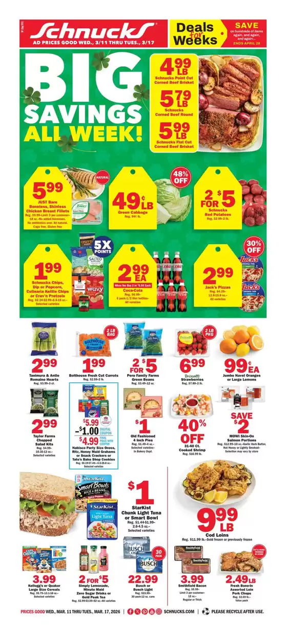 Schnucks catalogue in Madison MS | Our best bargains | 2026-03-11T00:00:00.000Z - 2026-03-17T00:00:00.000Z