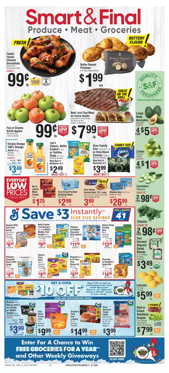 Smart & Final catalogue in Hazleton IA | Great discounts on selected products | 2026-03-04T00:00:00.000Z - 2026-03-05T00:00:00.000Z