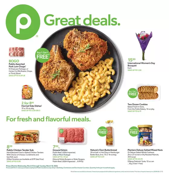 Publix catalogue in Bradenton FL | New offers to discover | 2026-03-04T00:00:00.000Z - 2026-03-10T00:00:00.000Z
