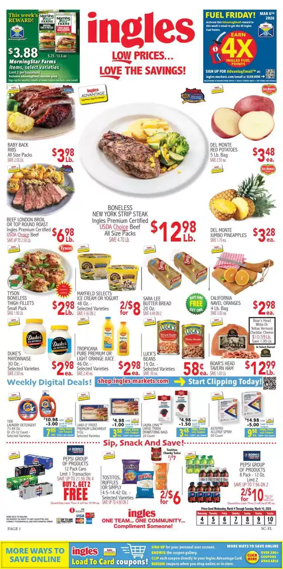 Ingles Markets catalogue in Hartford CT | Exclusive deals for our customers | 2026-03-04T00:00:00.000Z - 2026-03-10T00:00:00.000Z