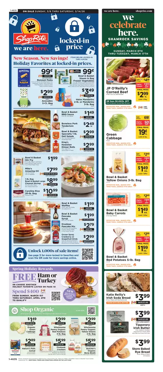 ShopRite catalogue in Mansfield OH | Current deals and offers | 2026-03-05T00:00:00.000Z - 2026-03-14T00:00:00.000Z