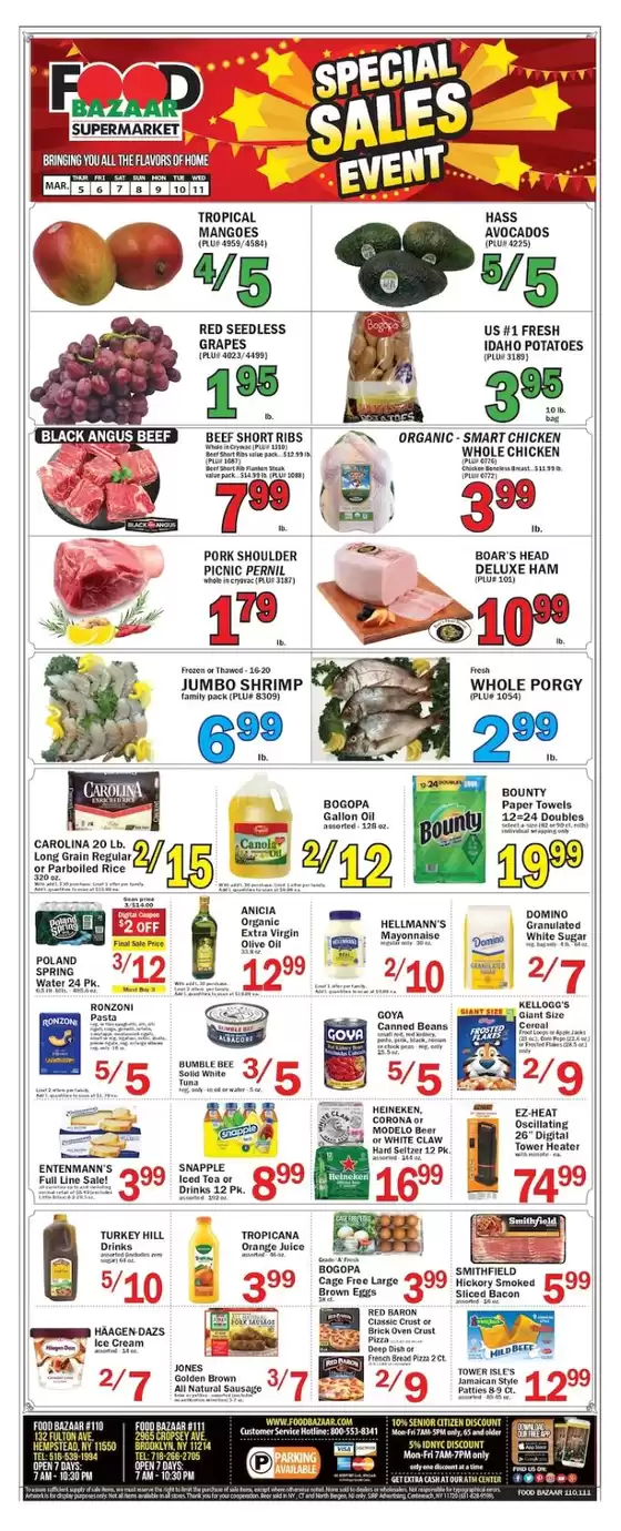 Food Bazaar catalogue in New Caney TX | New offers to discover | 2026-03-05T00:00:00.000Z - 2026-03-11T00:00:00.000Z