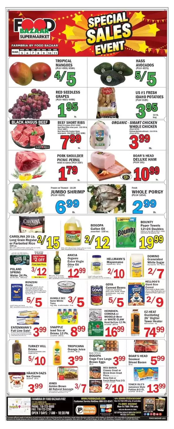 Food Bazaar catalogue in New Caney TX | Special offers for you | 2026-03-05T00:00:00.000Z - 2026-03-11T00:00:00.000Z