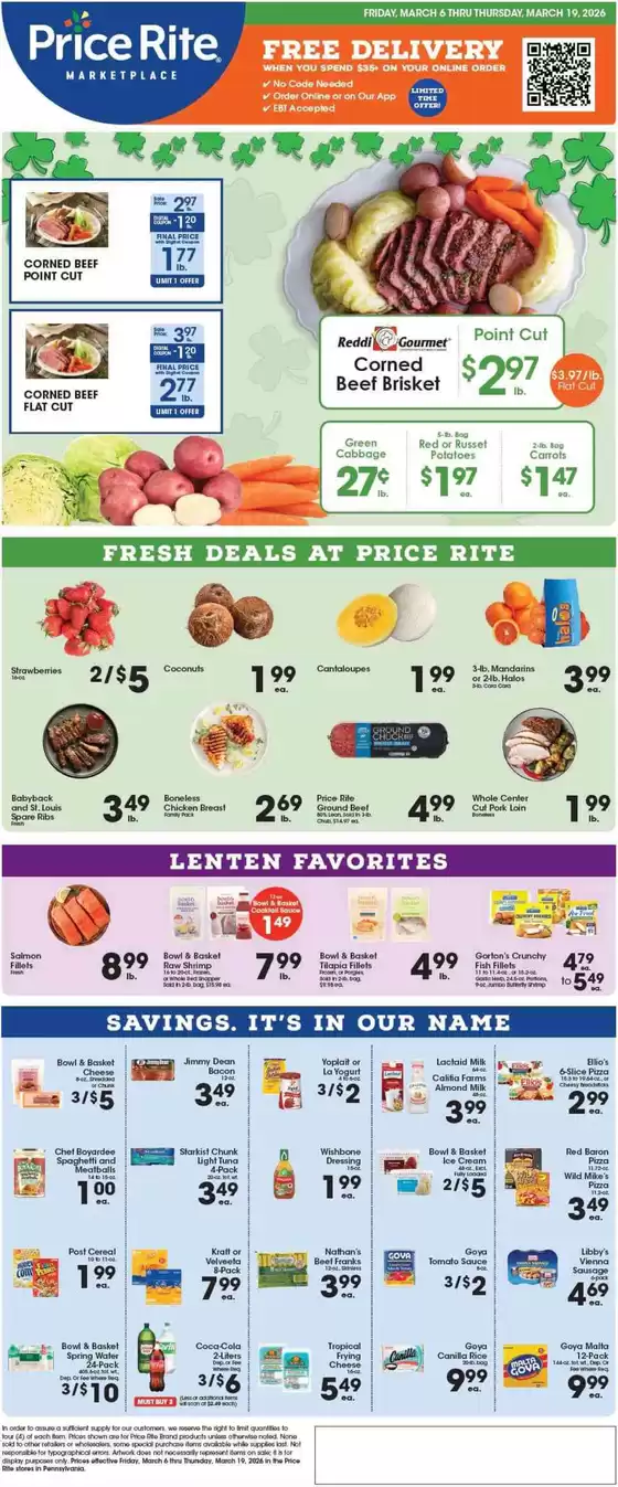 Price Rite catalogue in Wellington FL | Weekly Ads Price Rite | 2026-03-06T00:00:00.000Z - 2026-03-19T00:00:00.000Z