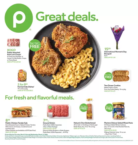 Publix catalogue in Queens Village NY | Wide range of offers | 2026-03-05T00:00:00.000Z - 2026-03-11T00:00:00.000Z