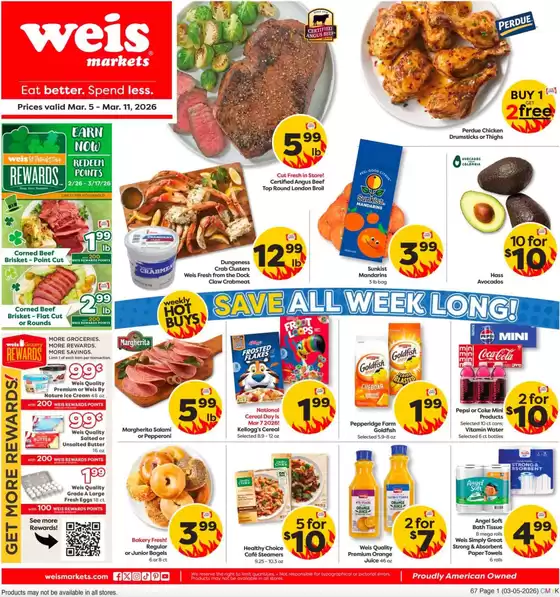 Weis Markets catalogue in Appleton WI | Special offers for you | 2026-03-05T00:00:00.000Z - 2026-03-11T00:00:00.000Z