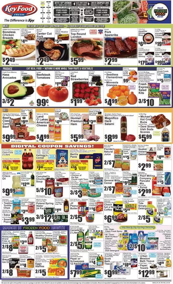 Key Food catalogue in Manhattan Beach CA | Exclusive deals for our customers | 2026-03-01T00:00:00.000Z - 2026-03-31T00:00:00.000Z