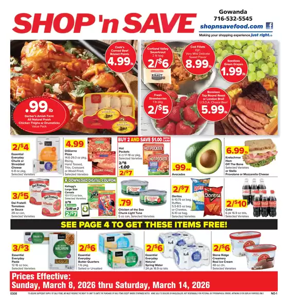 Shop 'n Save catalogue in Indianapolis IN | Offers for bargain hunters | 2026-03-08T00:00:00.000Z - 2026-03-14T00:00:00.000Z