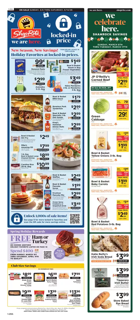 ShopRite catalogue in Fresh Meadows NY | Top deals and discounts | 2026-03-05T00:00:00.000Z - 2026-03-14T00:00:00.000Z