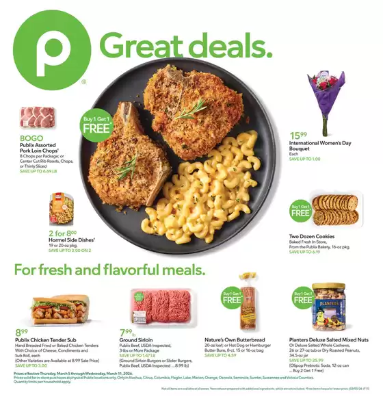 Publix catalogue in Fresh Meadows NY | Current bargains and offers | 2026-03-05T00:00:00.000Z - 2026-03-11T00:00:00.000Z