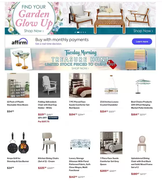 Tuesday Morning catalogue in Saint Petersburg FL | Tuesday Morning Weekly ad | 2026-03-09T00:00:00.000Z - 2026-03-15T00:00:00.000Z