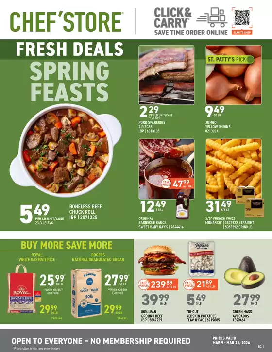 Chef'Store catalogue in Glendale AZ | Current bargains and offers | 2026-03-09T00:00:00.000Z - 2026-03-22T00:00:00.000Z