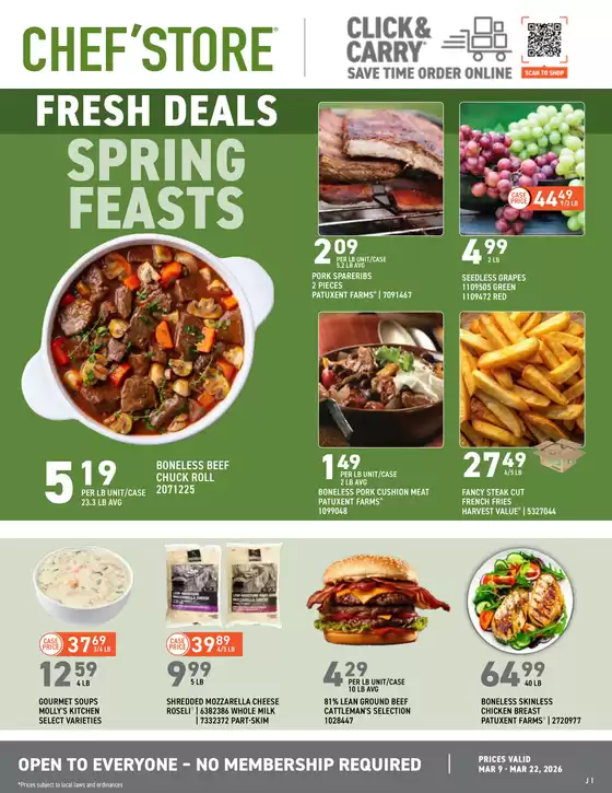 Chef'Store catalogue in Glendale AZ | Exclusive bargains | 2026-03-09T00:00:00.000Z - 2026-03-22T00:00:00.000Z