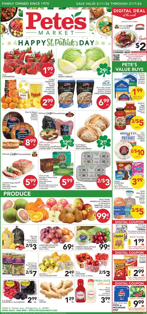 Pete's Fresh Market catalogue | Top offers for all bargain hunters | 2026-03-11T00:00:00.000Z - 2026-03-17T00:00:00.000Z