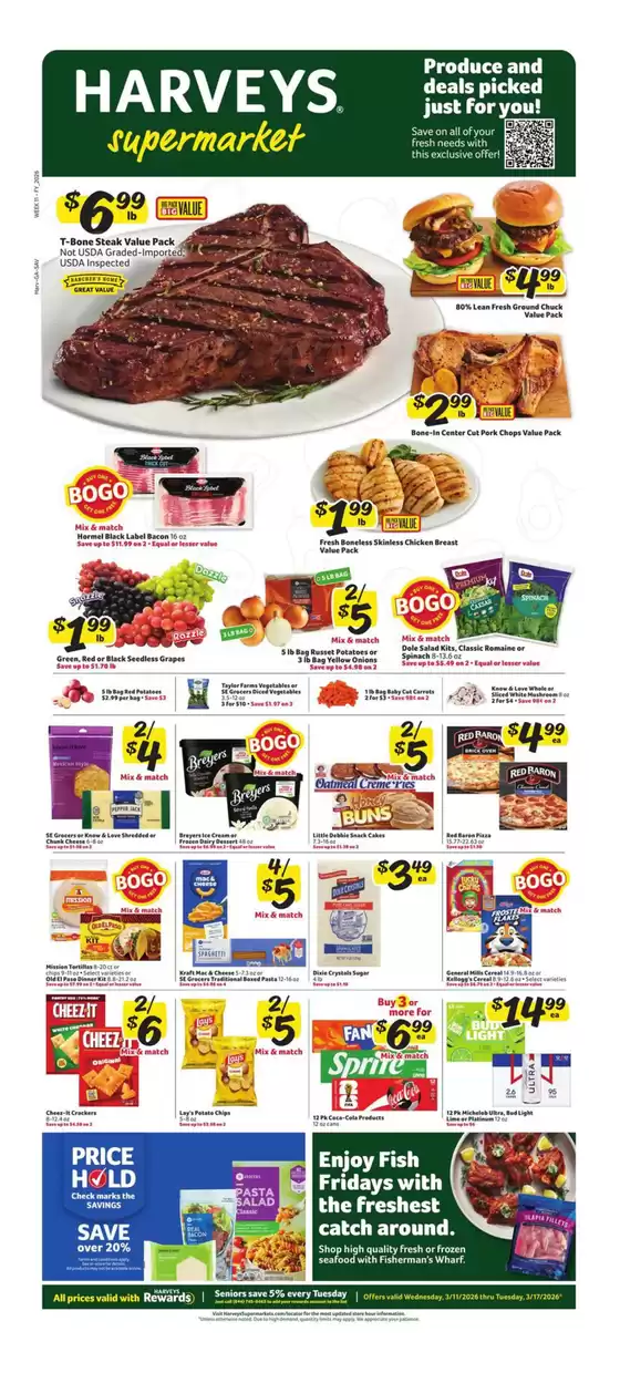 Harveys Supermarkets catalogue | Special offers for you | 2026-03-11T00:00:00.000Z - 2026-03-17T00:00:00.000Z