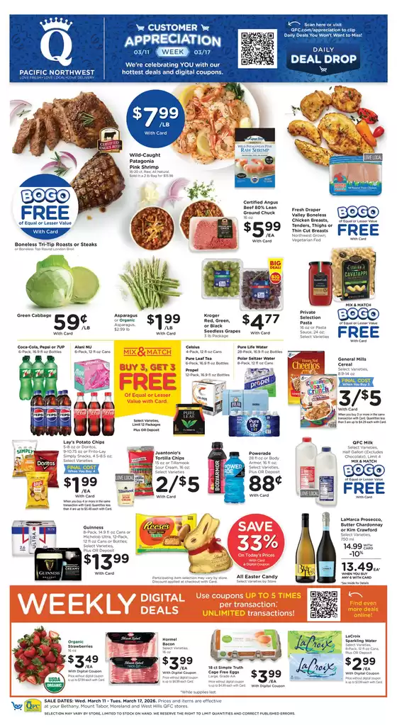 QFC catalogue in Glendora CA | Wide range of offers | 2026-03-11T00:00:00.000Z - 2026-03-17T00:00:00.000Z