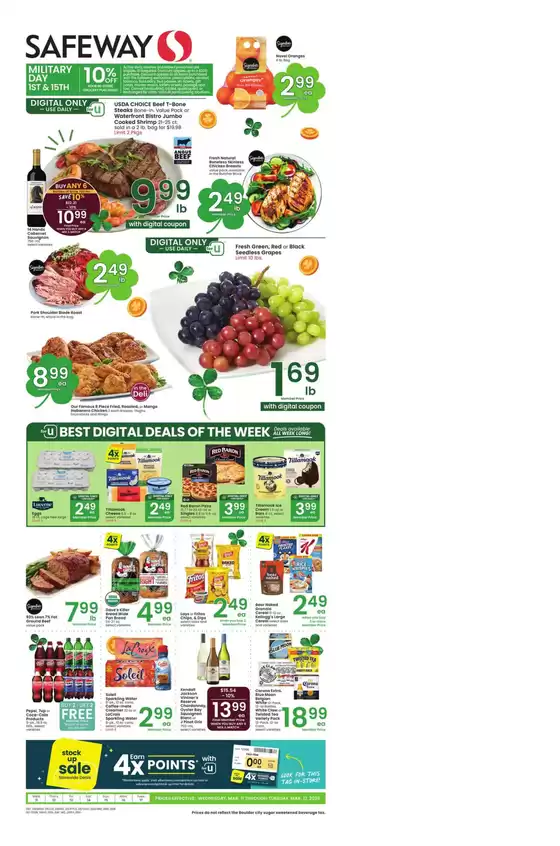 Safeway catalogue in Glendora CA | Exclusive deals for our customers | 2026-03-11T00:00:00.000Z - 2026-03-17T00:00:00.000Z