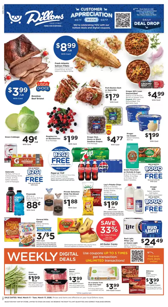 Dillons catalogue in Glendora CA | Exclusive deals and bargains | 2026-03-11T00:00:00.000Z - 2026-03-17T00:00:00.000Z