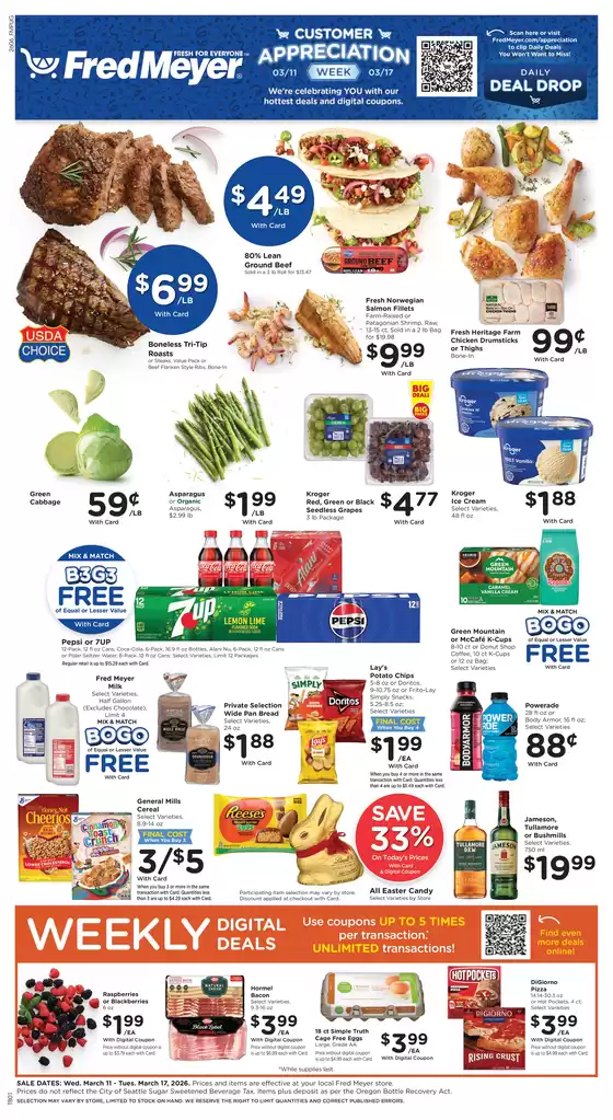Fred Meyer catalogue in East Point GA | Discover attractive offers | 2026-03-11T00:00:00.000Z - 2026-03-17T00:00:00.000Z
