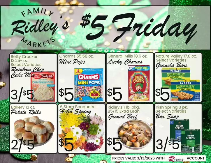 Ridley's Family Markets catalogue in Glendora CA | Ridley's Family Markets weekly ad | 2026-03-10T00:00:00.000Z - 2026-03-16T00:00:00.000Z