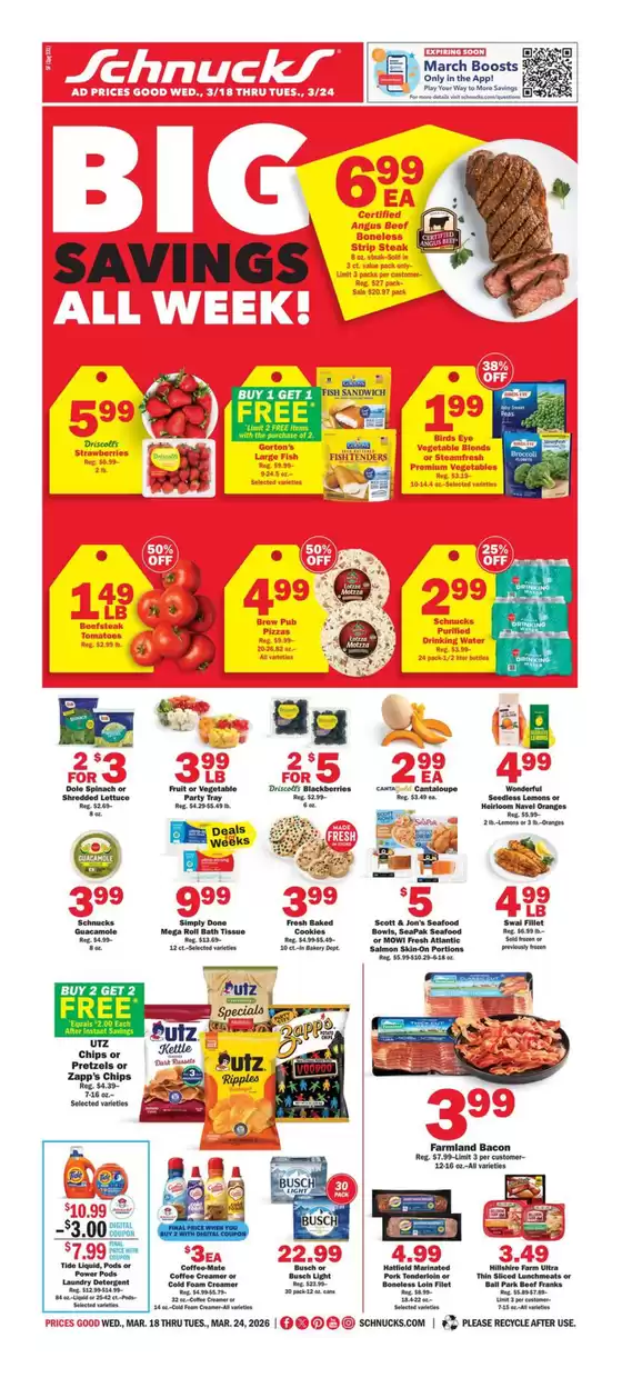 Schnucks catalogue in Carol Stream IL | Discover attractive offers | 2026-03-18T00:00:00.000Z - 2026-03-24T00:00:00.000Z