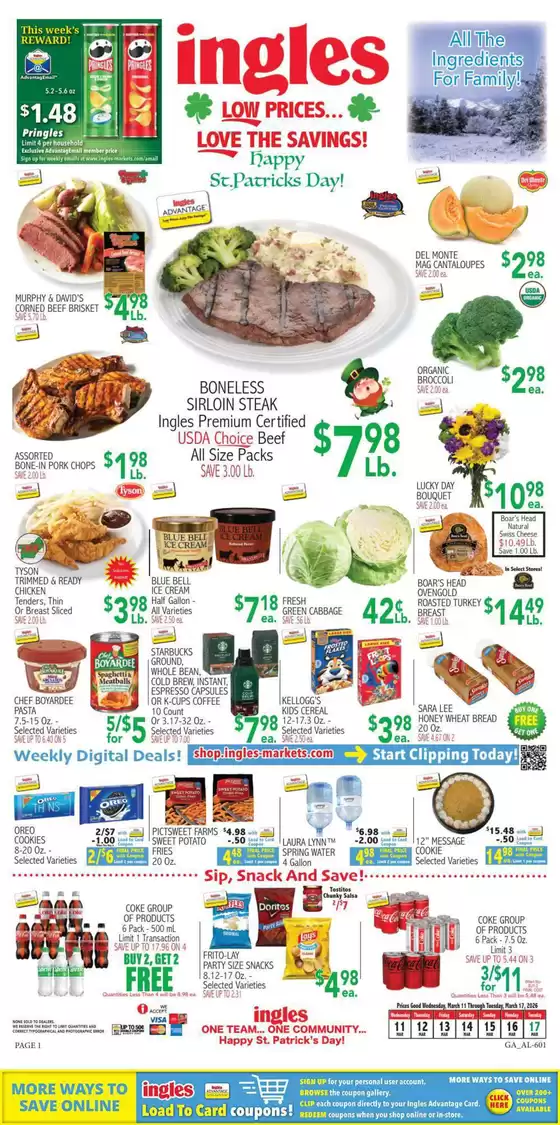 Ingles Markets catalogue in Odessa TX | Ingles Markets weekly ad | 2026-03-11T00:00:00.000Z - 2026-03-17T00:00:00.000Z