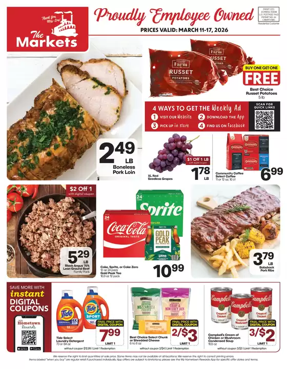 The Markets catalogue in Odessa TX | The Markets weekly ad | 2026-03-11T00:00:00.000Z - 2026-03-17T00:00:00.000Z