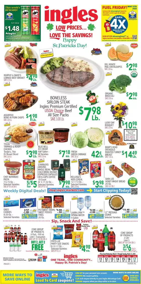 Ingles Markets catalogue in Odessa TX | Great offer for bargain hunters | 2026-03-11T00:00:00.000Z - 2026-03-17T00:00:00.000Z