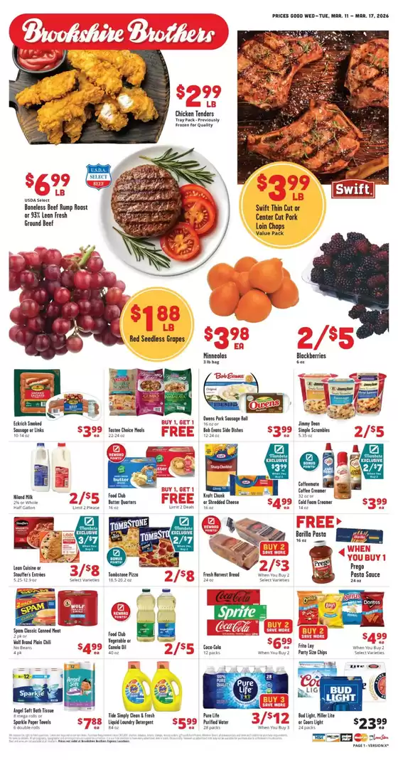 Brookshire Brothers catalogue in Vista CA | Current deals and offers | 2026-03-11T00:00:00.000Z - 2026-03-17T00:00:00.000Z