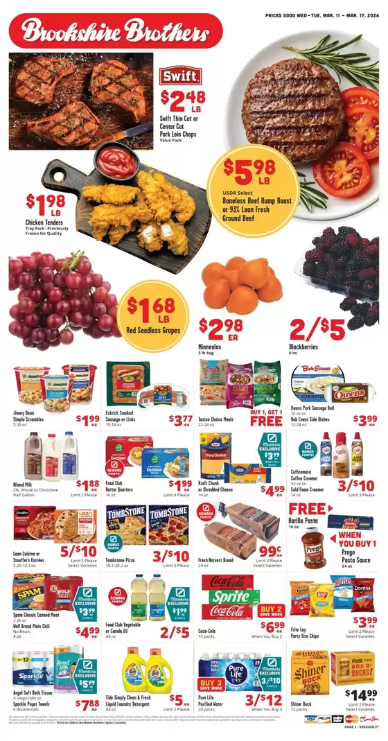 Brookshire Brothers catalogue in Vista CA | Current special promotions | 2026-03-11T00:00:00.000Z - 2026-03-17T00:00:00.000Z