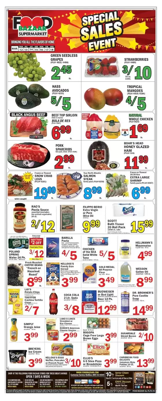 Food Bazaar catalogue in Oak Lawn IL | Current bargains and offers | 2026-03-12T00:00:00.000Z - 2026-03-18T00:00:00.000Z